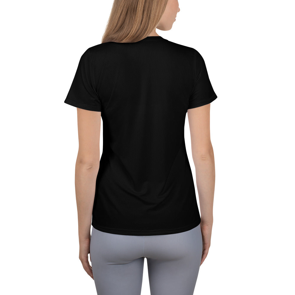 Athletic T-Shirt WOMEN BLACKLADY back Nimella-Sports