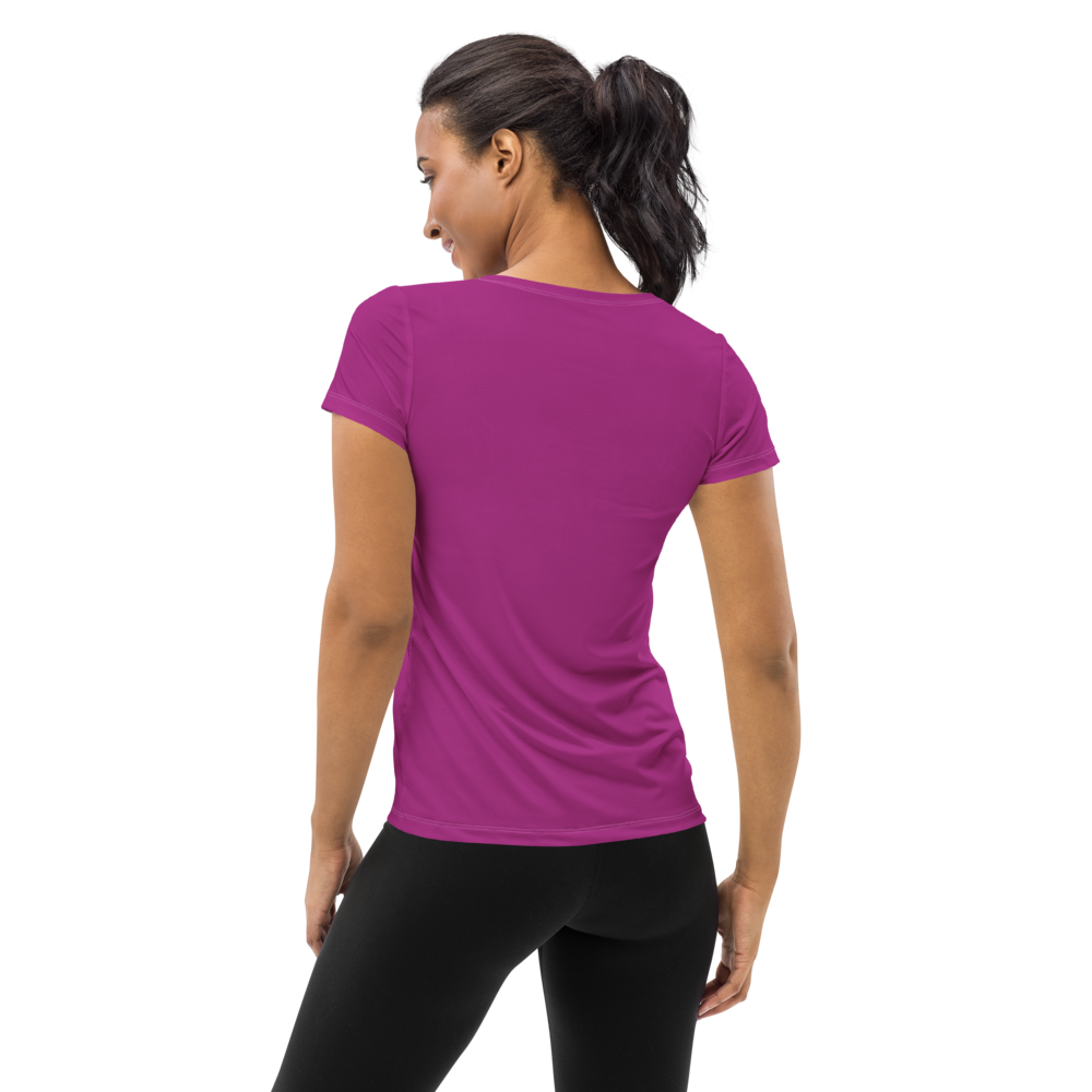 Athletic T-Shirt WOMEN PURPURA back Nimella-Sports