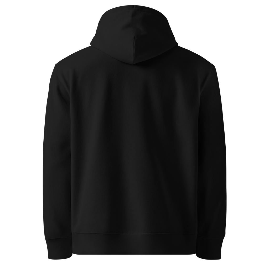 Hoodie Premium Unisex BLACK back