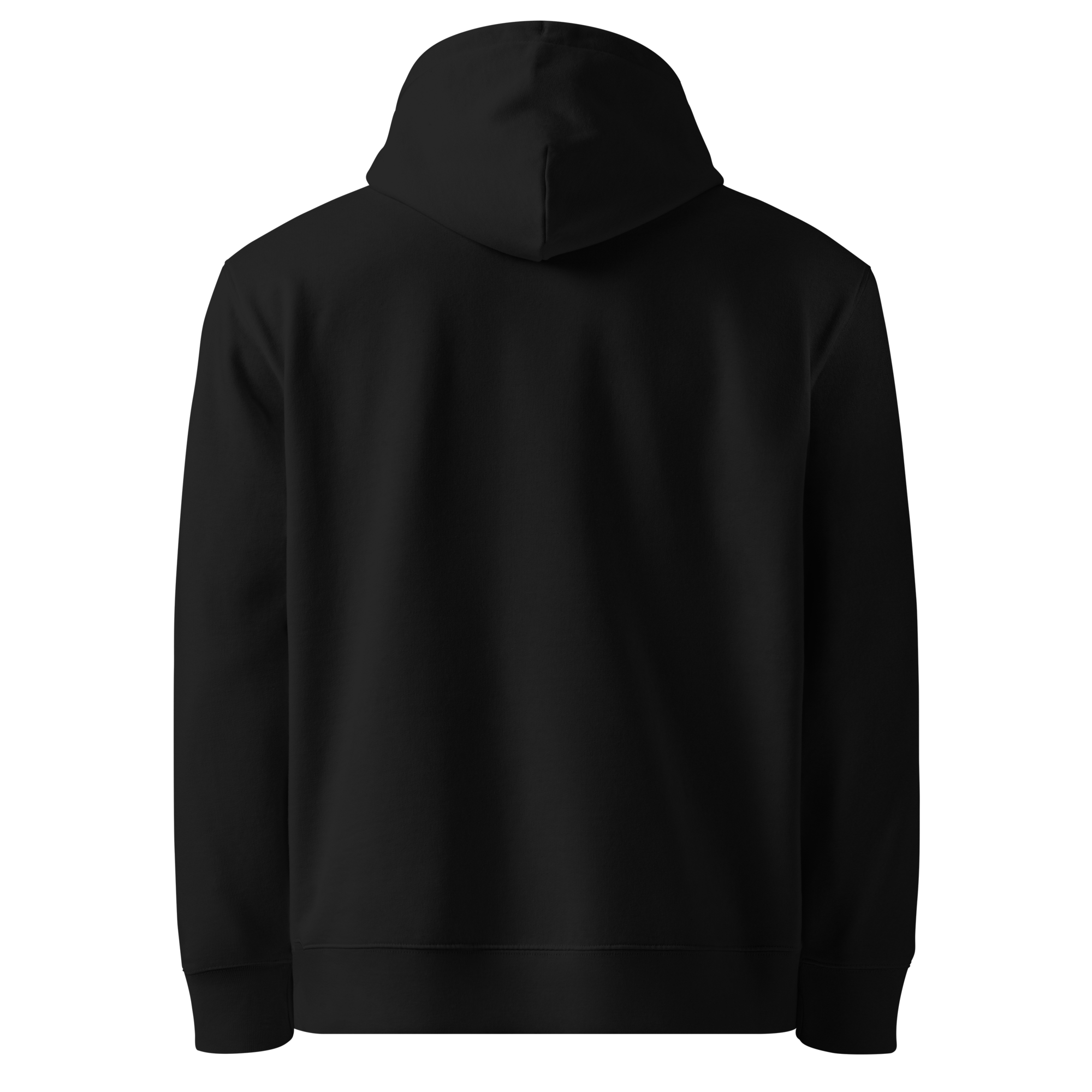 Hoodie Premium Unisex BLACK back