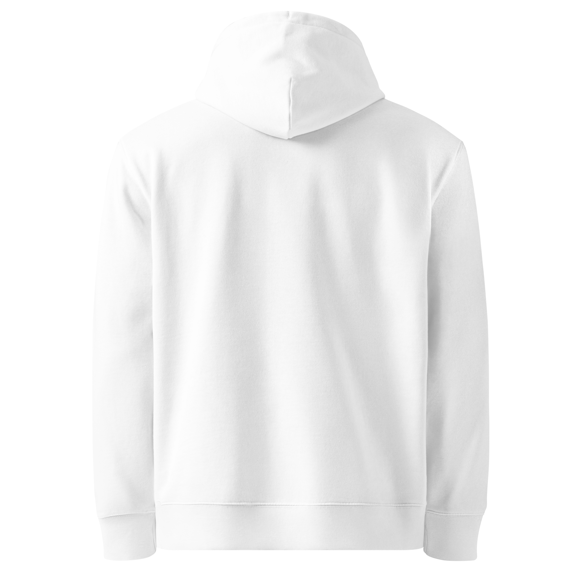 Hoodie Premium Unisex weiss back