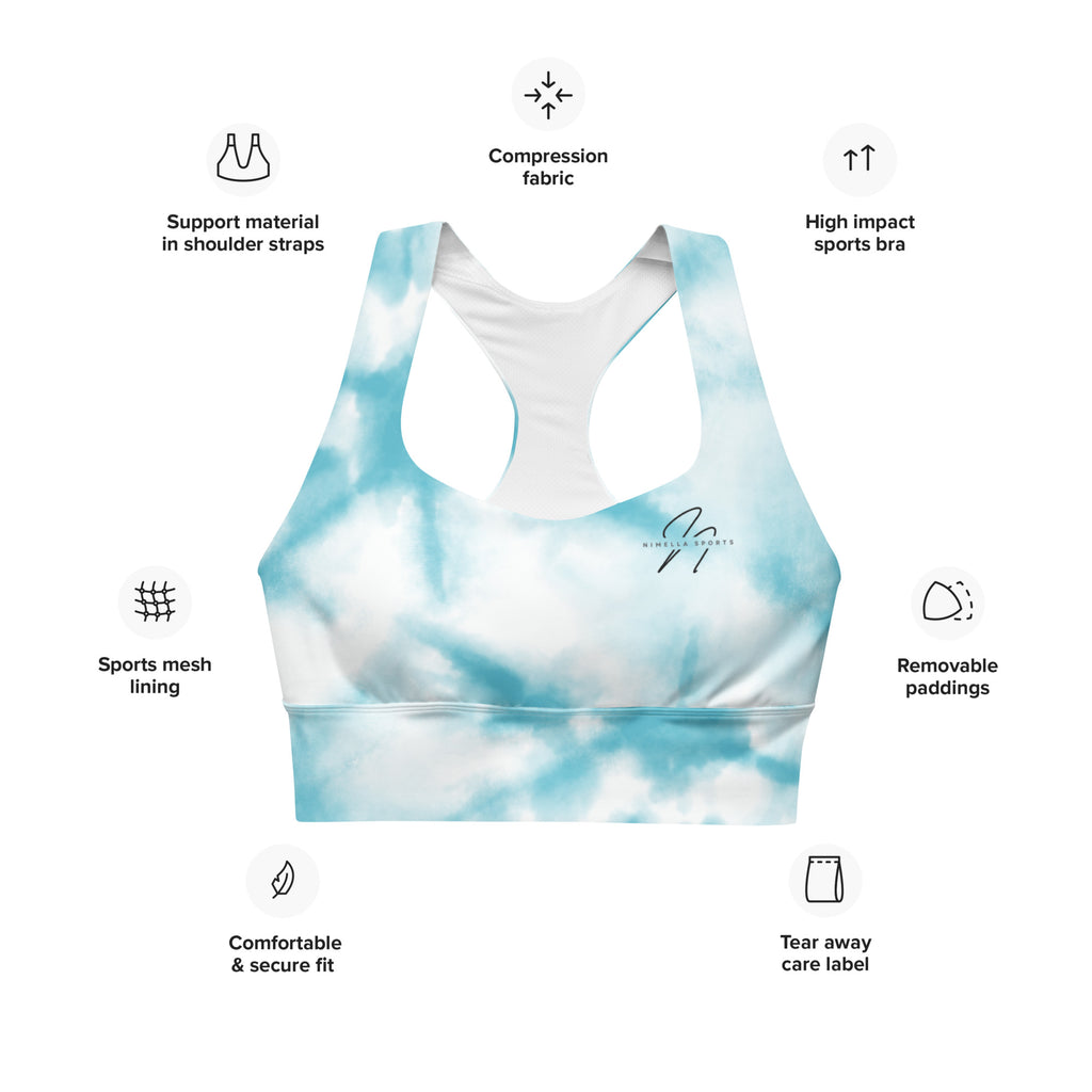 Sport-BH SKYBLUE Produktinfo Nimella-Sports 